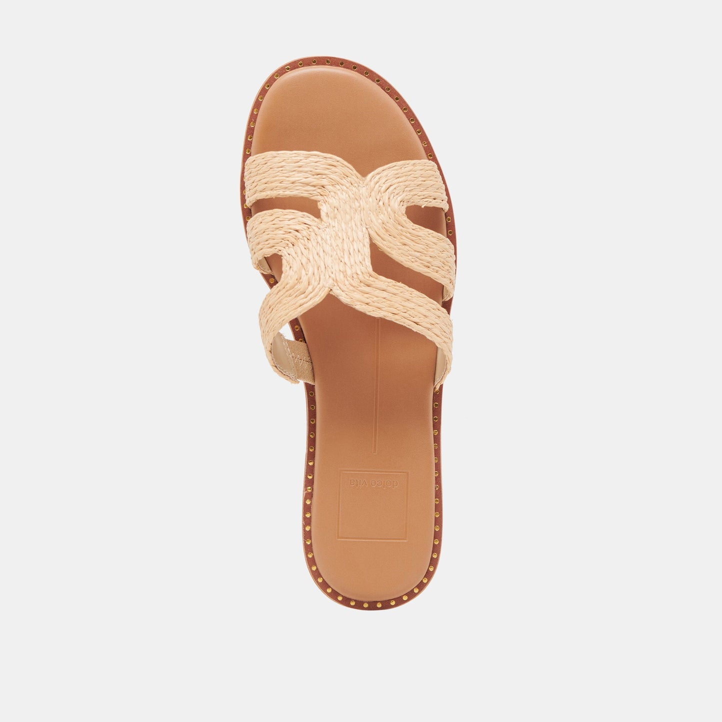 Dolce Vita EMON WIDE SANDALS LT NATURAL RAFFIA
