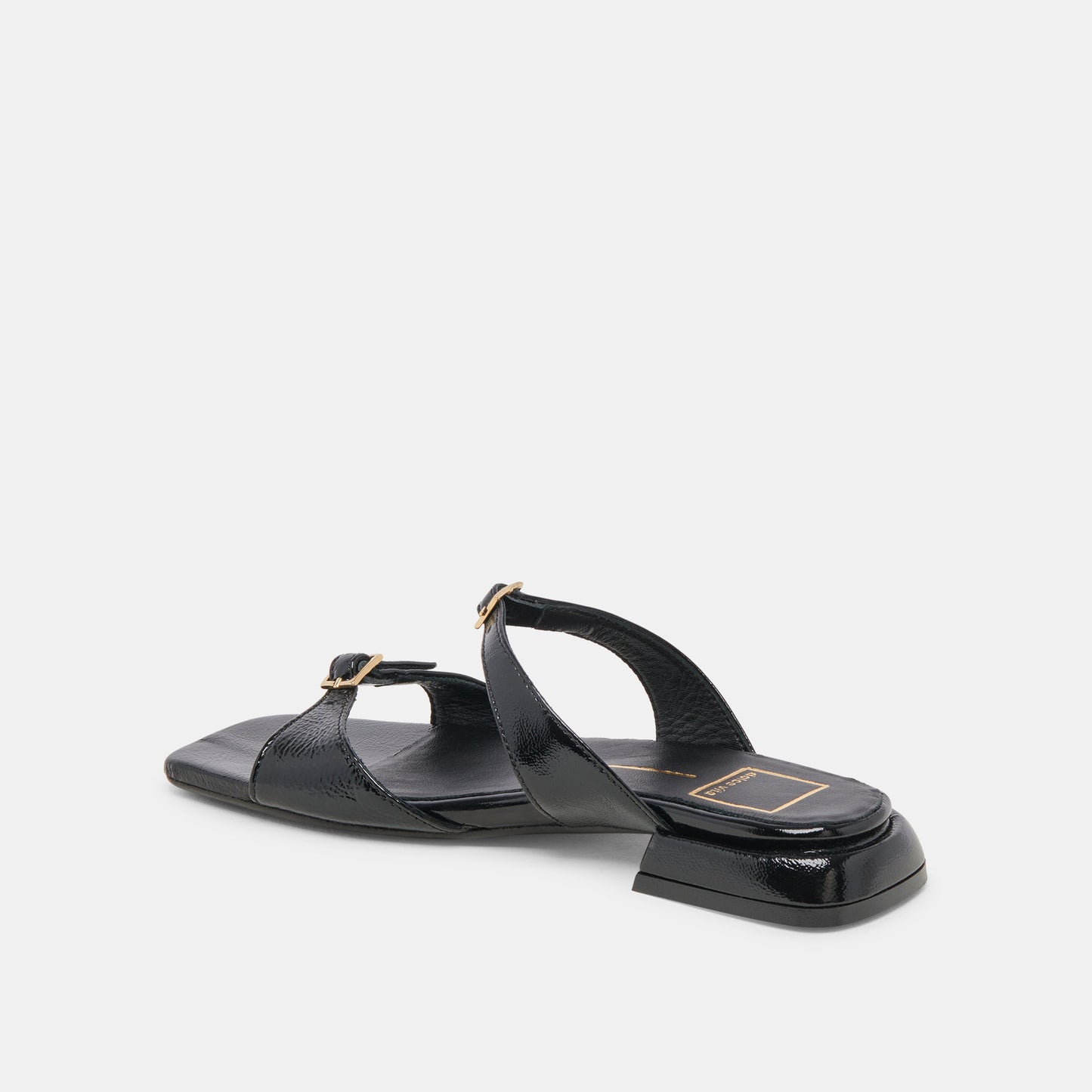 Dolce Vita LAVERN SANDALS MIDNIGHT CRINKLE PATENT