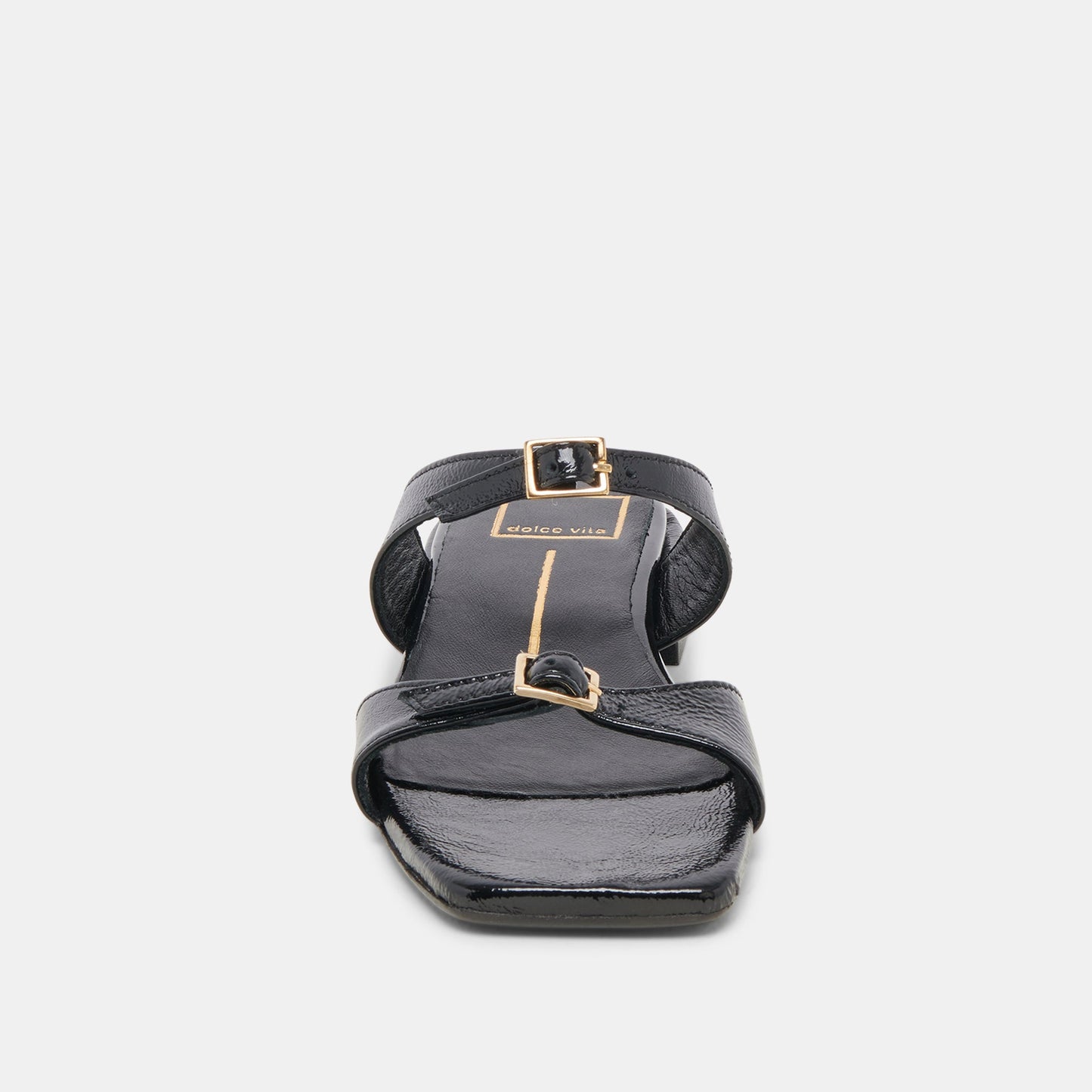 Dolce Vita LAVERN SANDALS MIDNIGHT CRINKLE PATENT