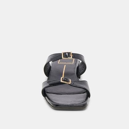 Dolce Vita LAVERN SANDALS MIDNIGHT CRINKLE PATENT