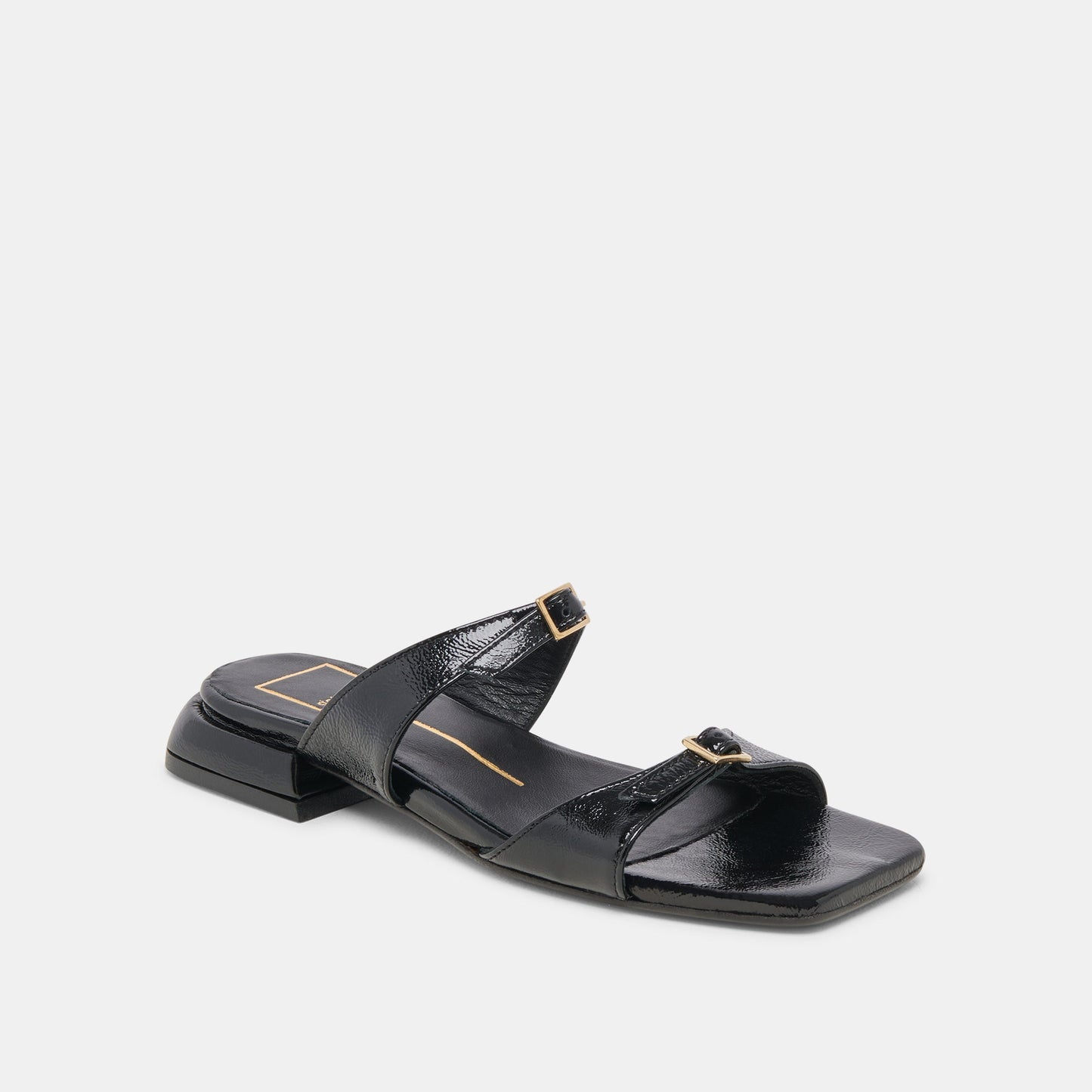 Dolce Vita LAVERN SANDALS MIDNIGHT CRINKLE PATENT