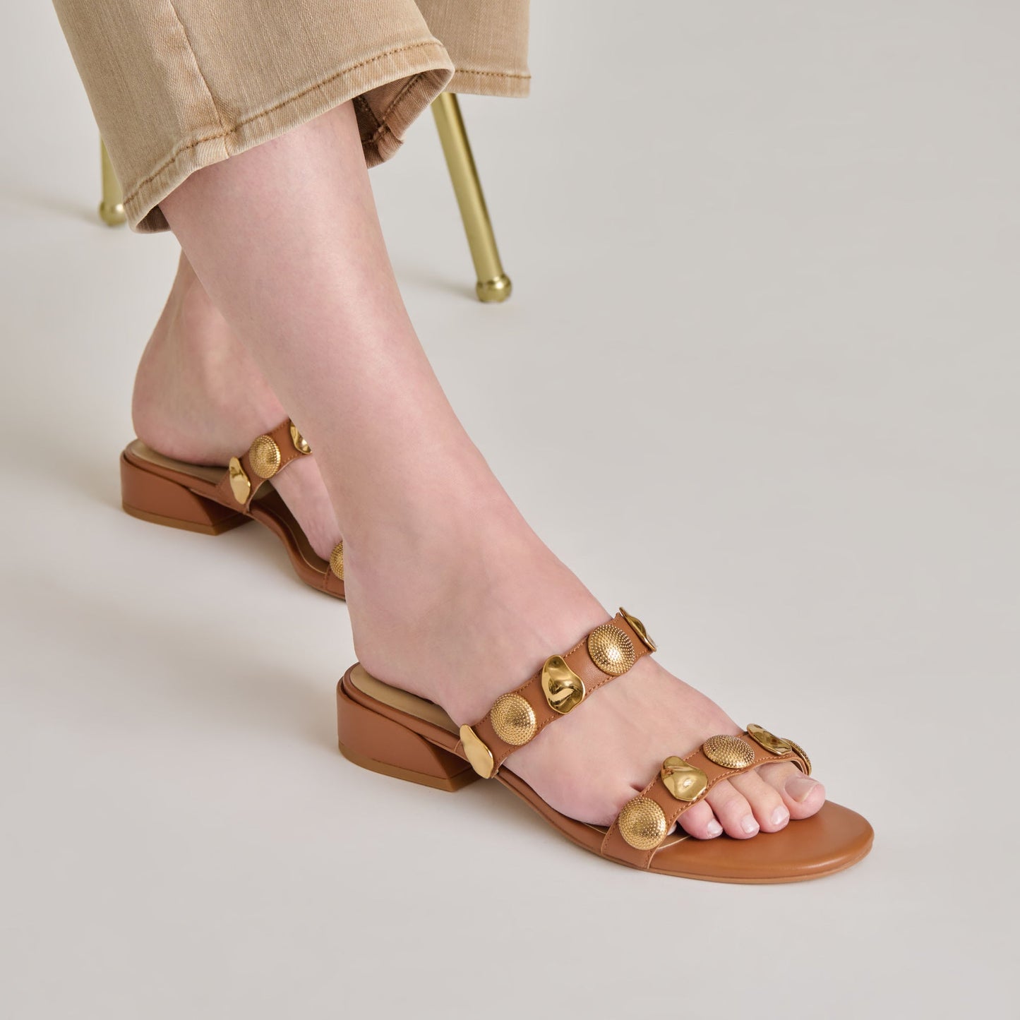 Dolce Vita Farrow Saddle Leather Sandals