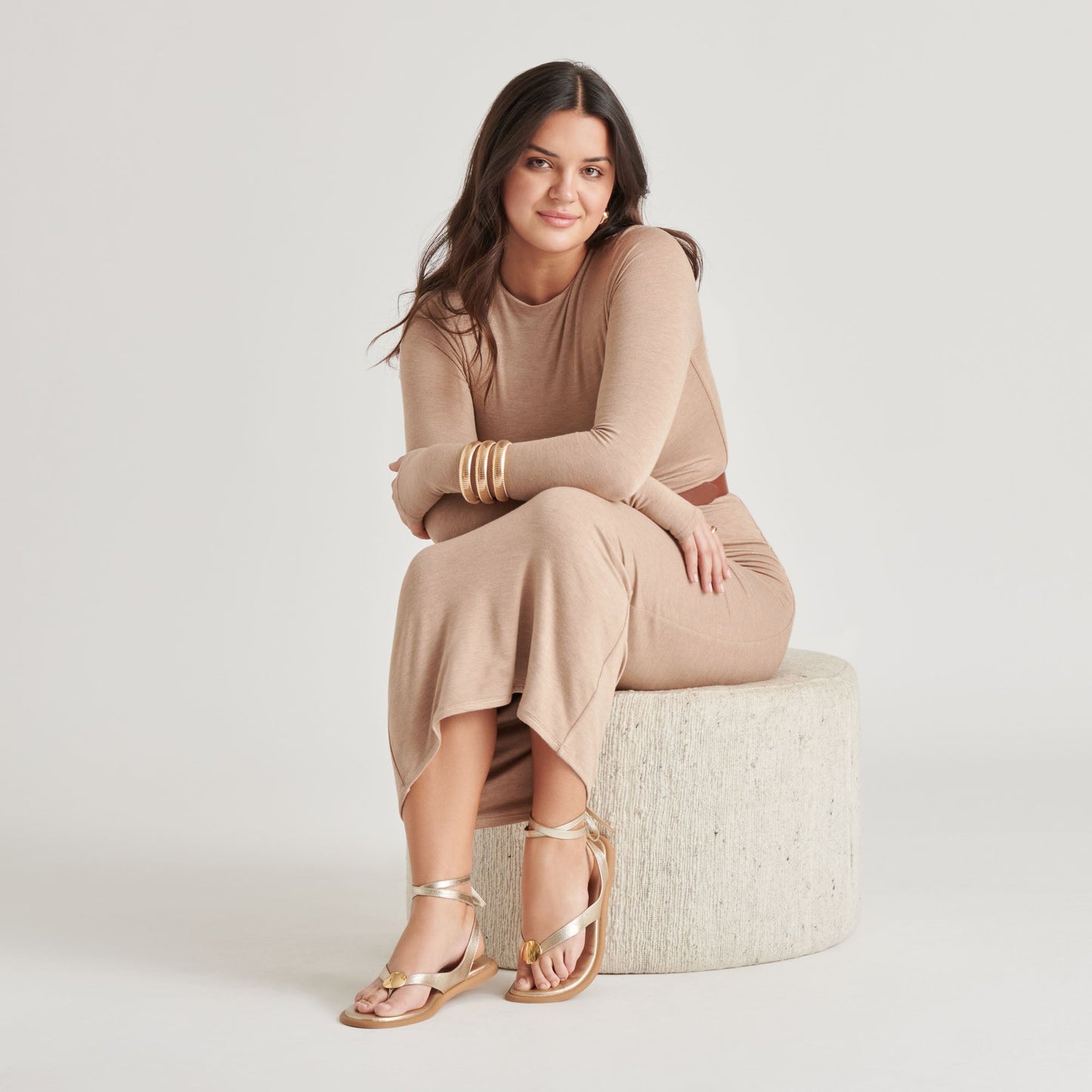 Dolce Vita JUDY SANDALS LIGHT GOLD LEATHER