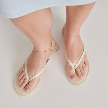Dolce Vita LAYNEY SANDALS IVORY LEATHER