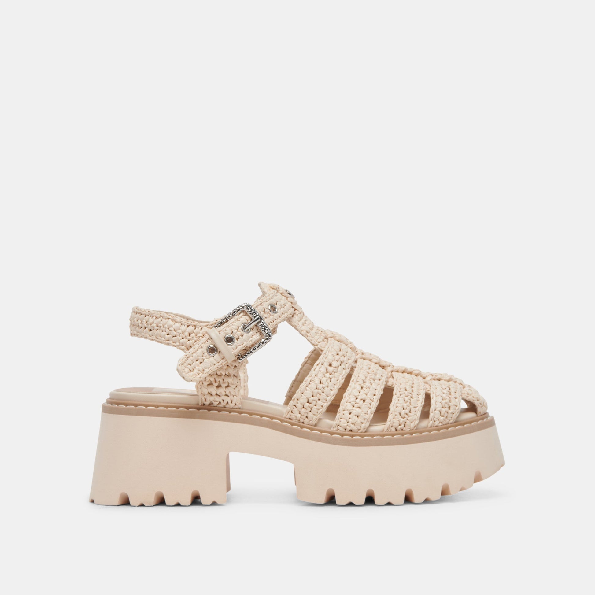 Dolce Vita LASLY SANDALS OATMEAL KNIT