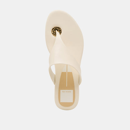 Dolce Vita KITTLE SANDALS OFF WHITE LEATHER