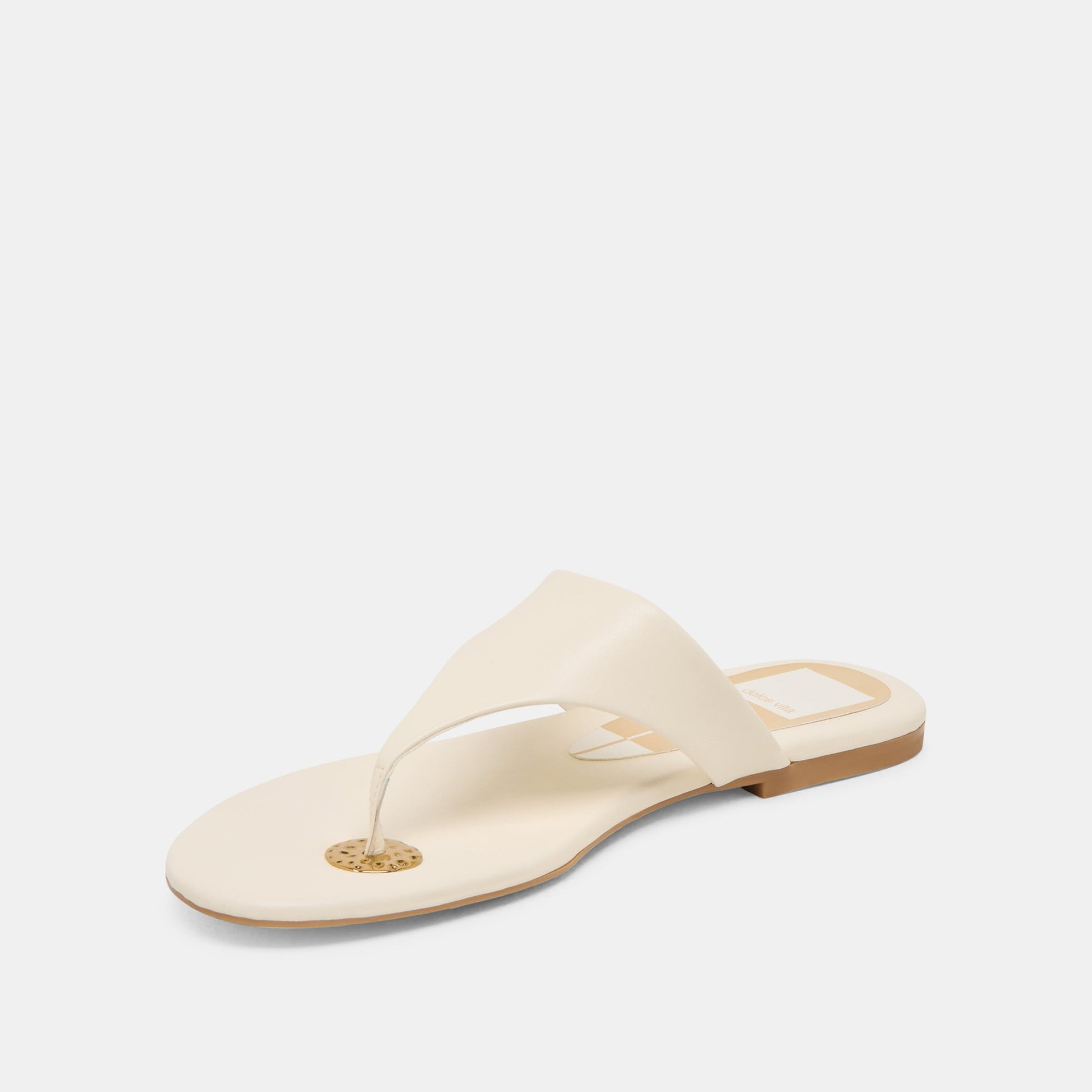 Dolce Vita KITTLE SANDALS OFF WHITE LEATHER