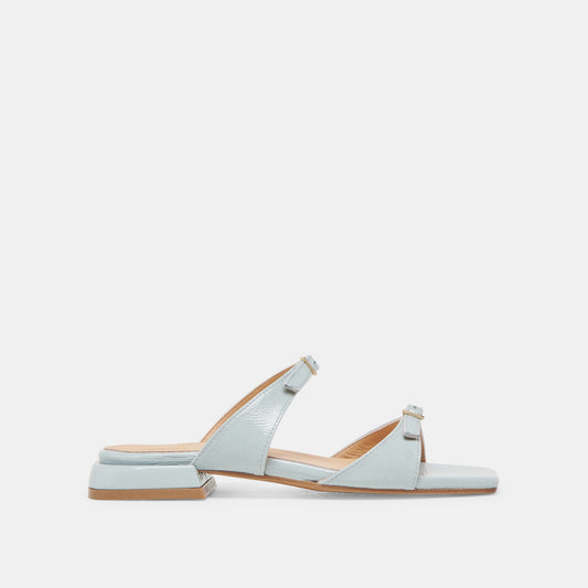Dolce Vita LAVERN SANDALS ICE BLUE CRINKLE PATENT