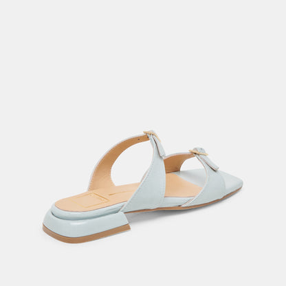 Dolce Vita LAVERN SANDALS ICE BLUE CRINKLE PATENT