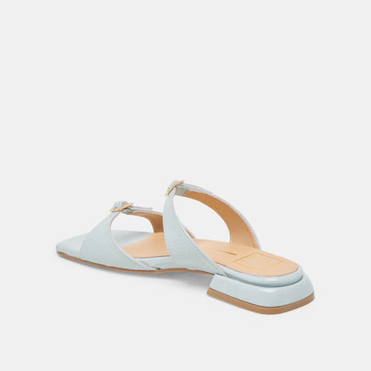 Dolce Vita LAVERN SANDALS ICE BLUE CRINKLE PATENT