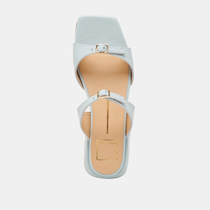 Dolce Vita LAVERN SANDALS ICE BLUE CRINKLE PATENT