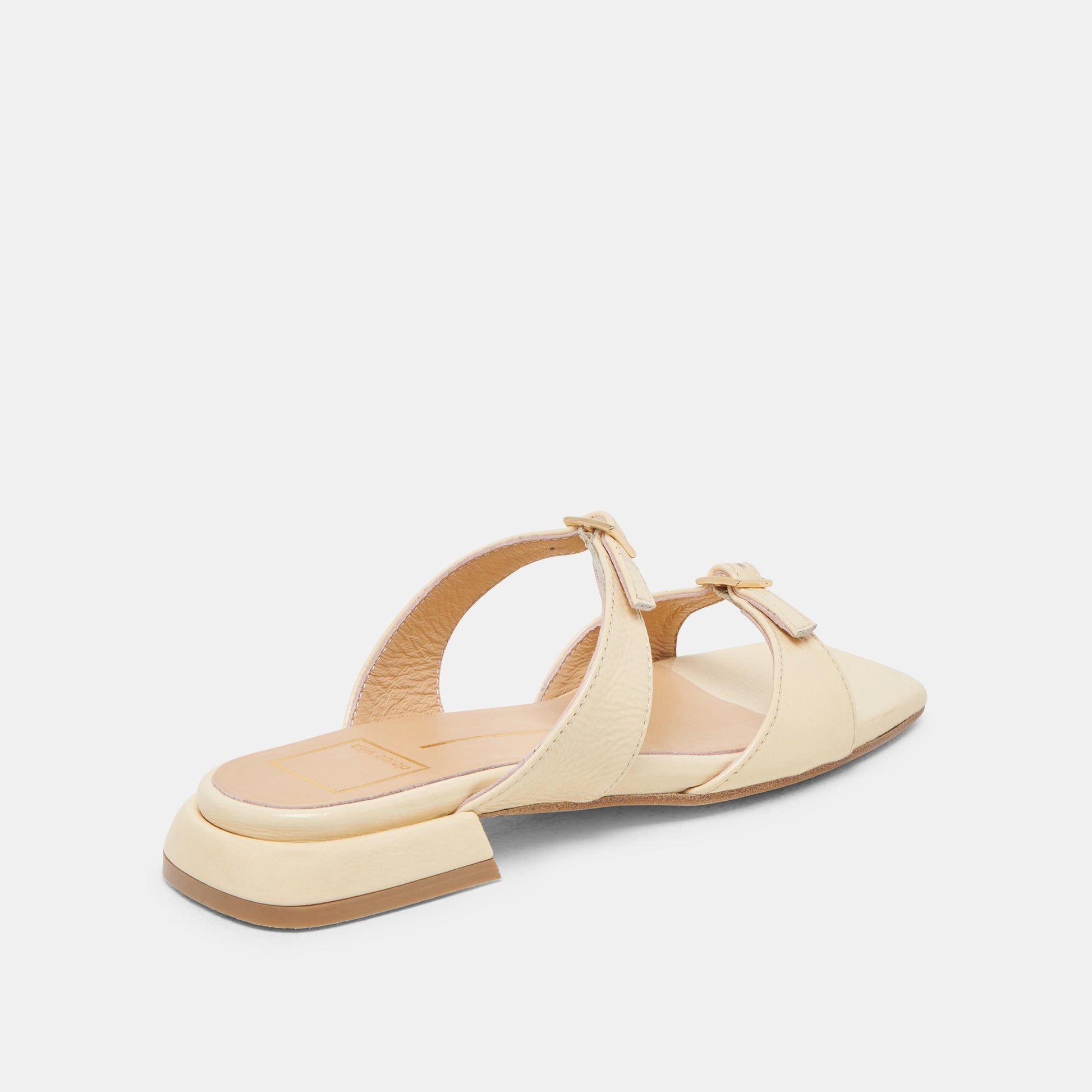 Dolce Vita LAVERN SANDALS LIGHT YELLOW CRINKLE PATENT