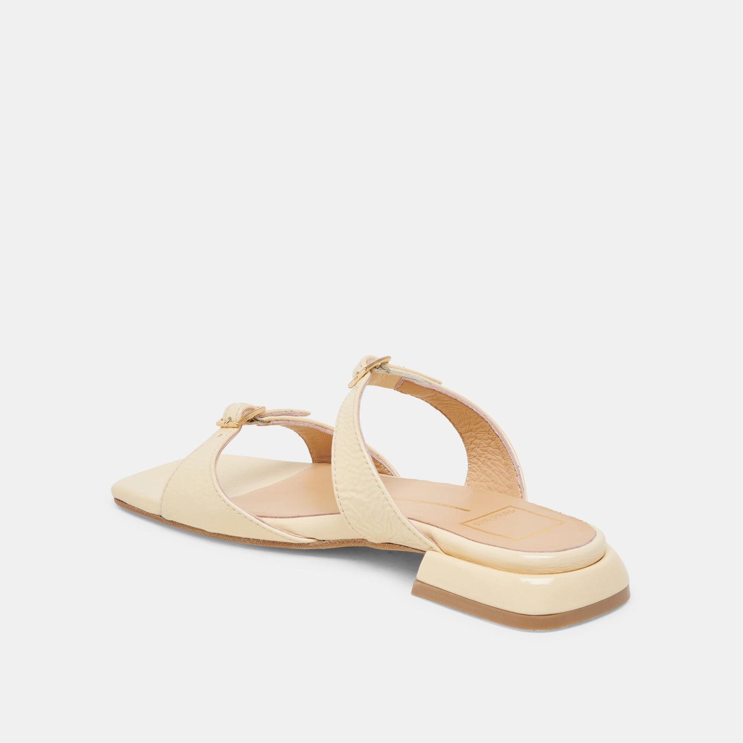 Dolce Vita LAVERN SANDALS LIGHT YELLOW CRINKLE PATENT