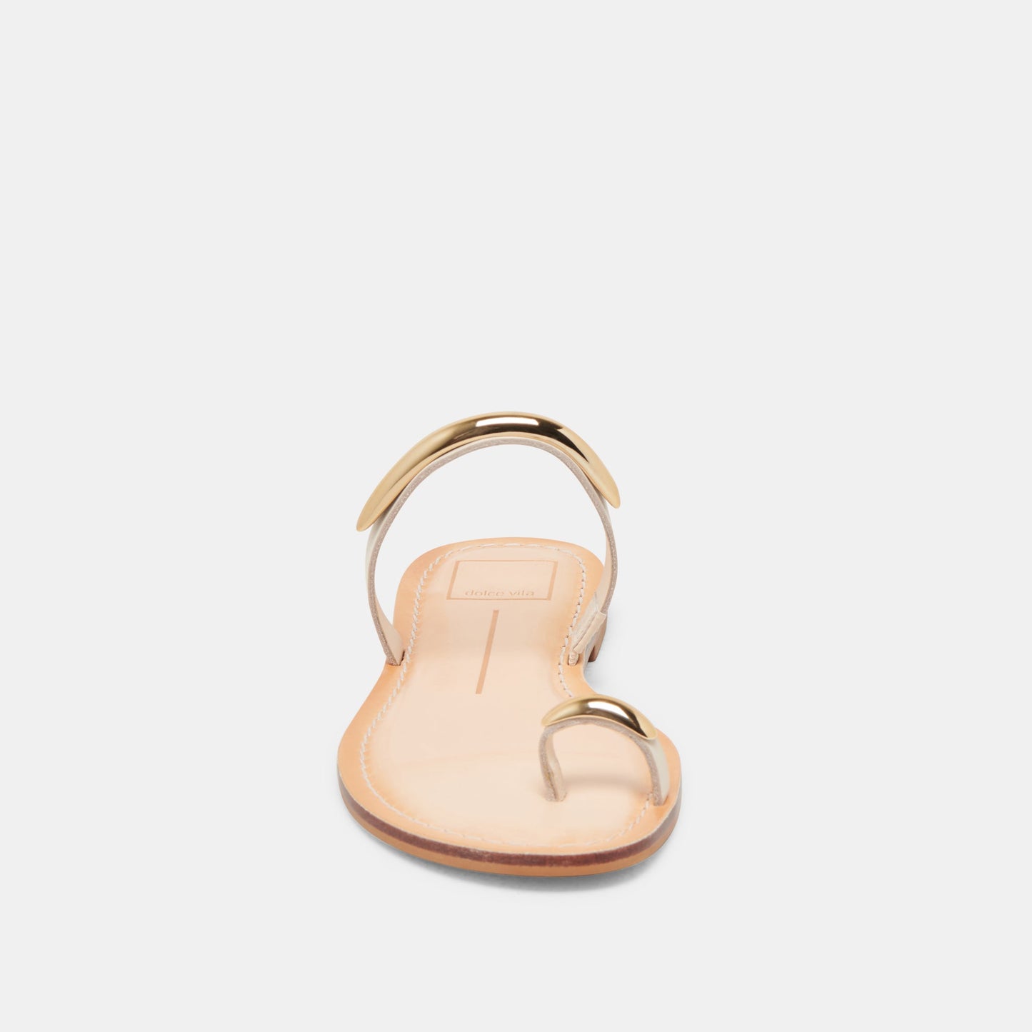 Dolce Vita WINK WIDE SANDALS BONE LEATHER