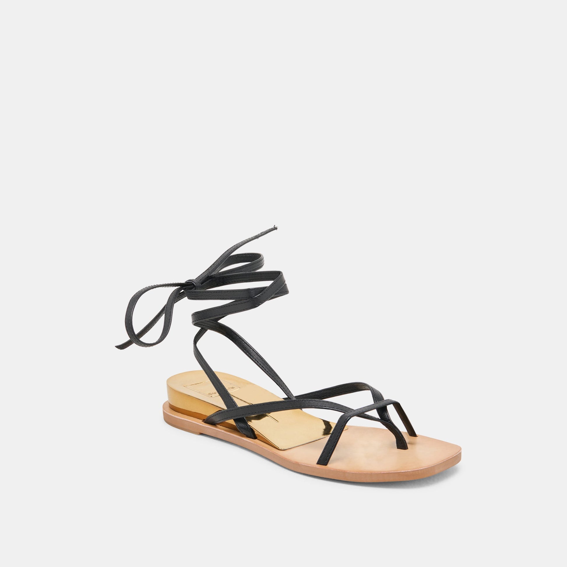 Dolce Vita RUDIE SANDALS BLACK LEATHER