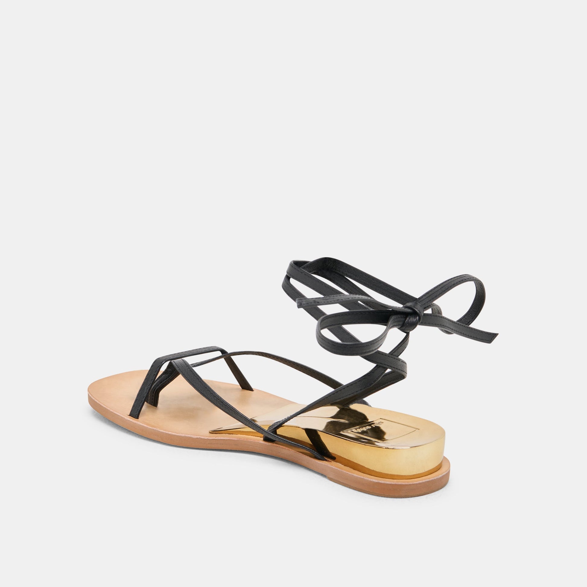 Dolce Vita RUDIE SANDALS BLACK LEATHER
