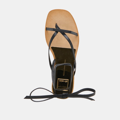 Dolce Vita RUDIE SANDALS BLACK LEATHER