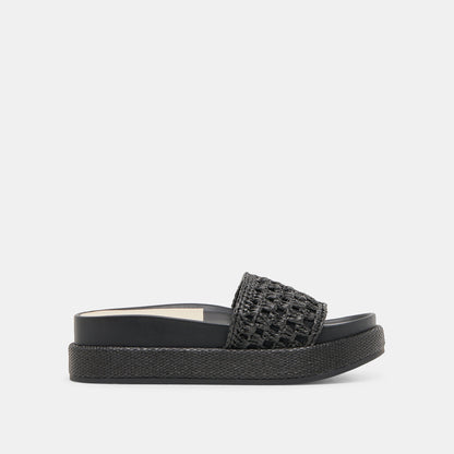 Dolce Vita SIDONA SANDALS ONYX RAFFIA