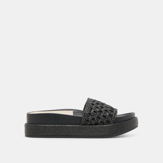 Dolce Vita SIDONA SANDALS ONYX RAFFIA