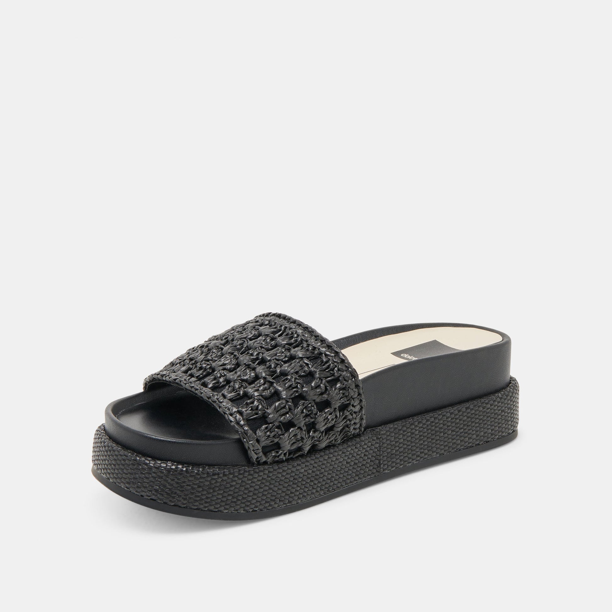 Dolce Vita SIDONA SANDALS ONYX RAFFIA