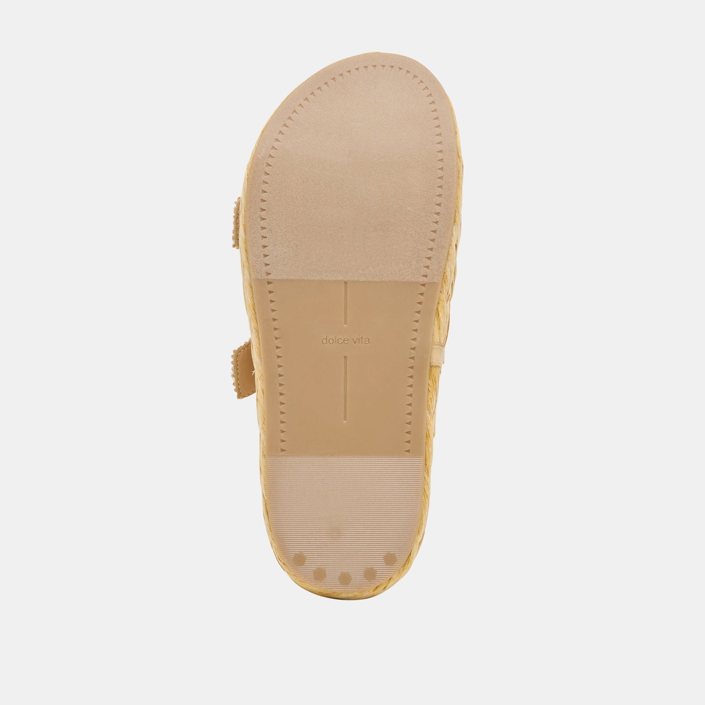 Dolce Vita Falyn Lt Natural Woven Raffia Sandals