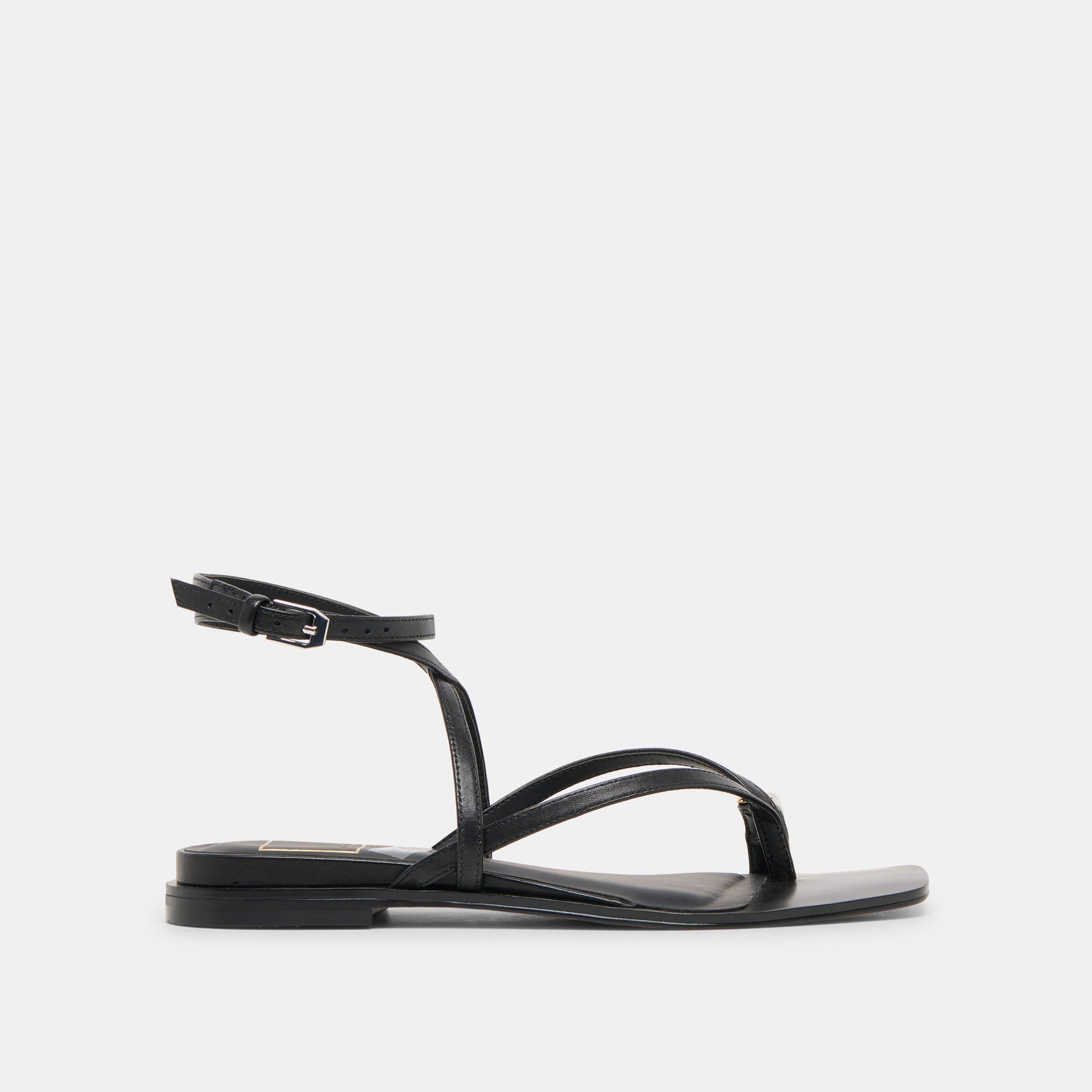 Dolce Vita Tyrice Black Leather Sandals
