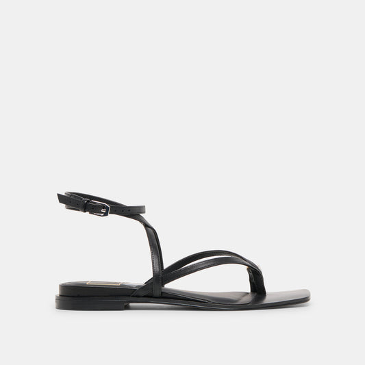 Dolce Vita Tyrice Black Leather Sandals