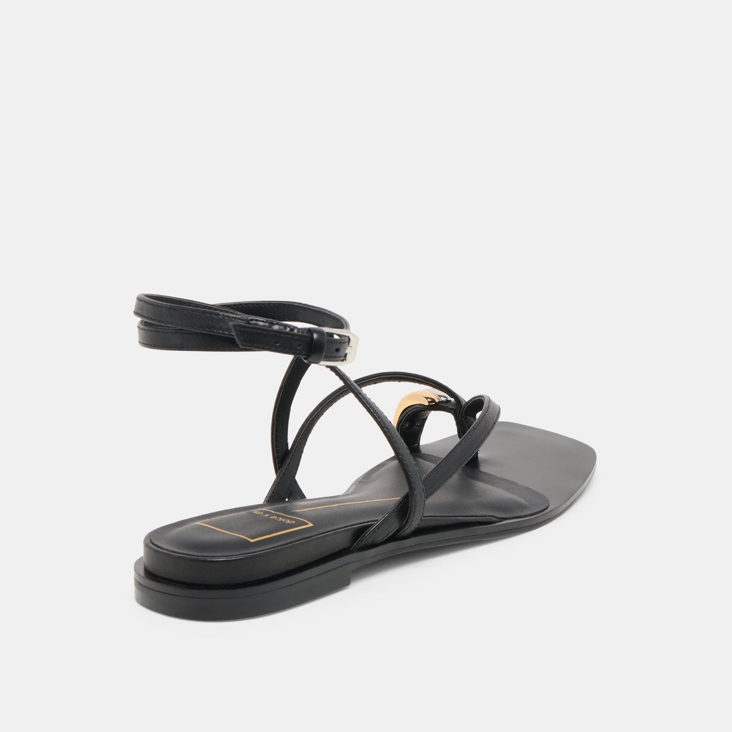 Dolce Vita Tyrice Black Leather Sandals