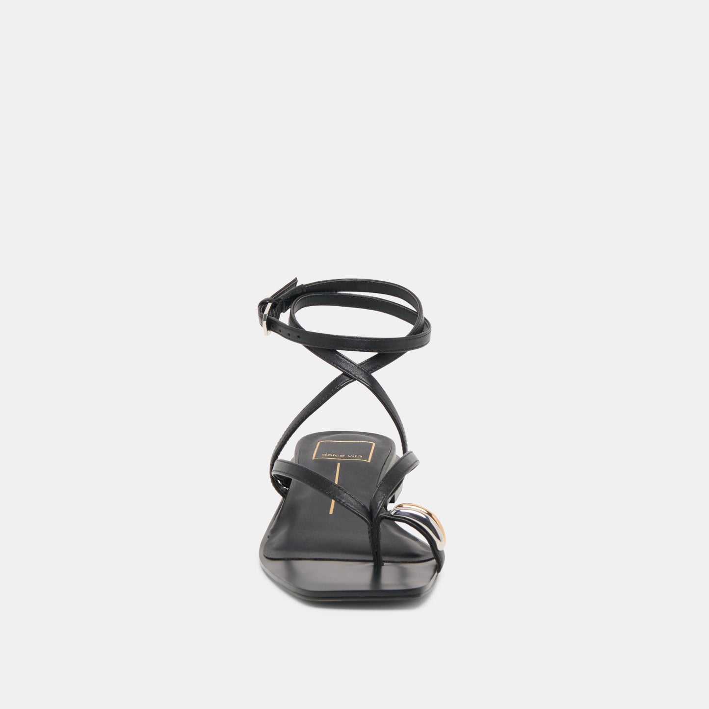 Dolce Vita Tyrice Black Leather Sandals