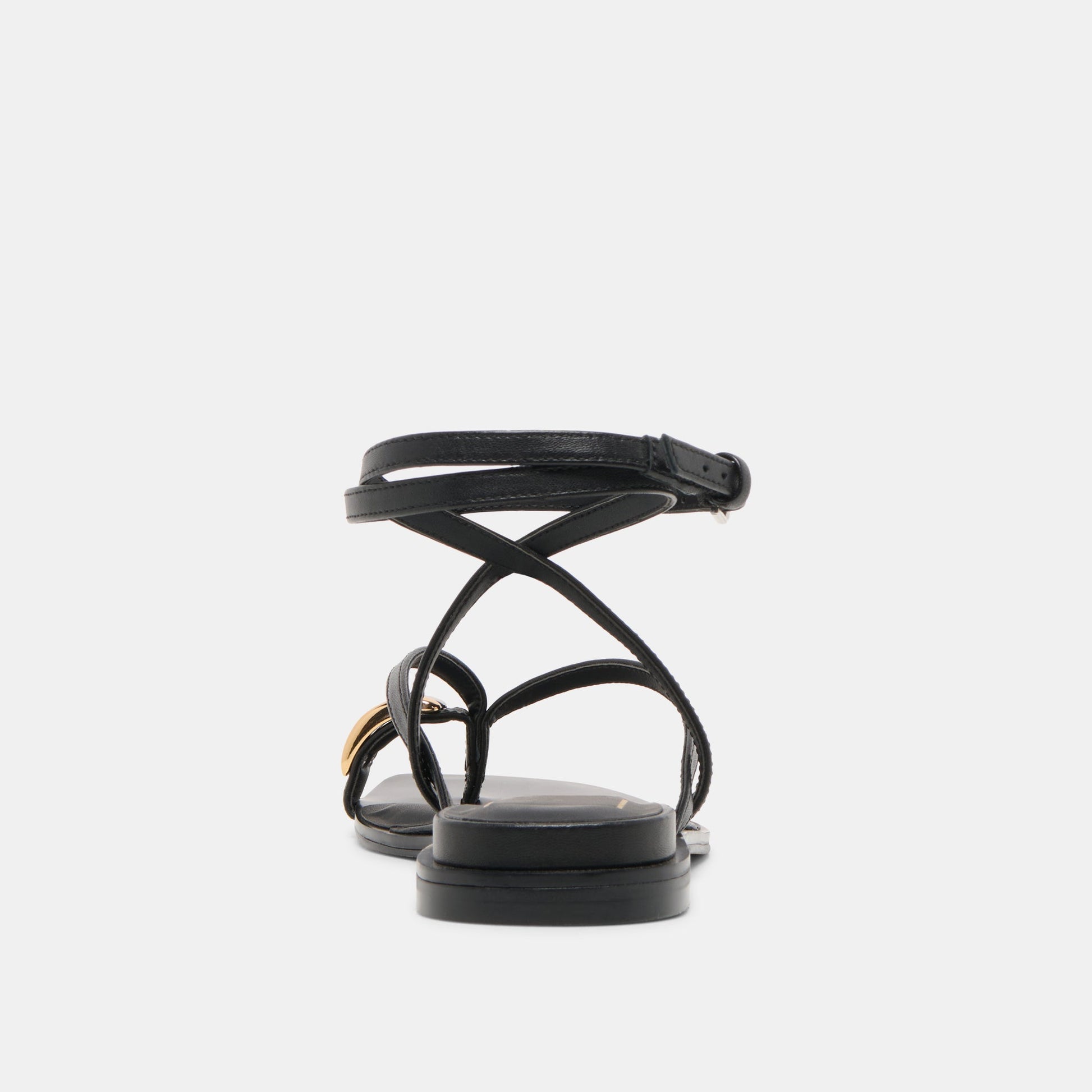Dolce Vita Tyrice Black Leather Sandals