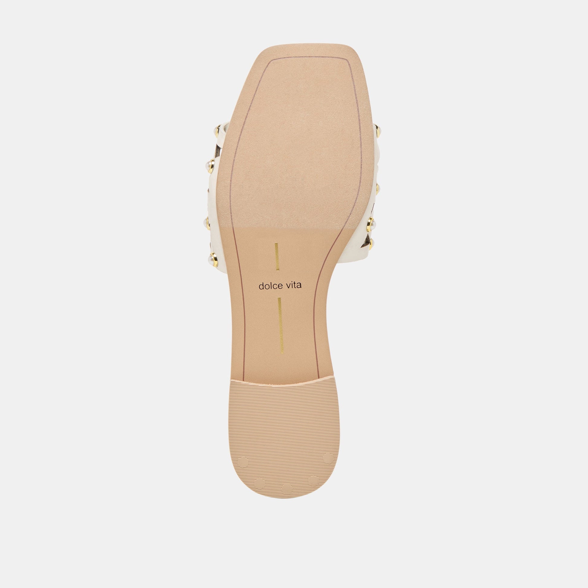 Dolce Vita Berrit White Leather Sandals