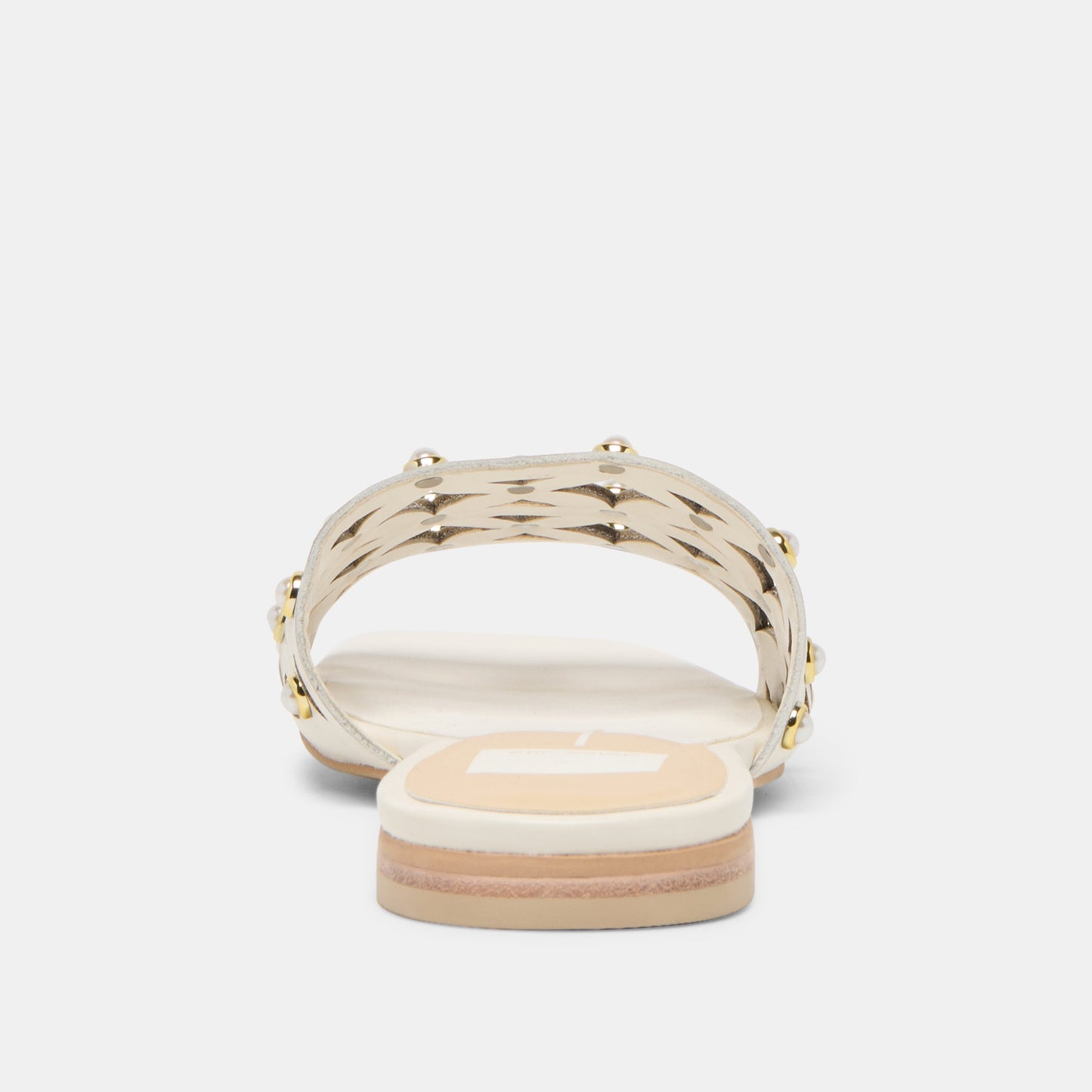 Dolce Vita Berrit White Leather Sandals