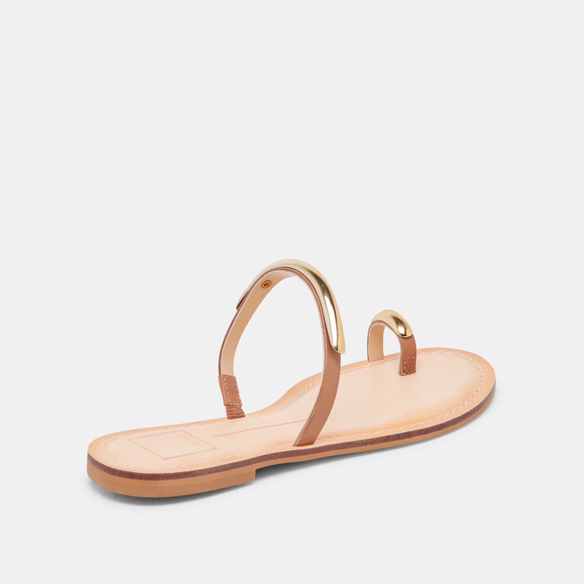 Dolce Vita WINK WIDE SANDALS SADDLE LEATHER