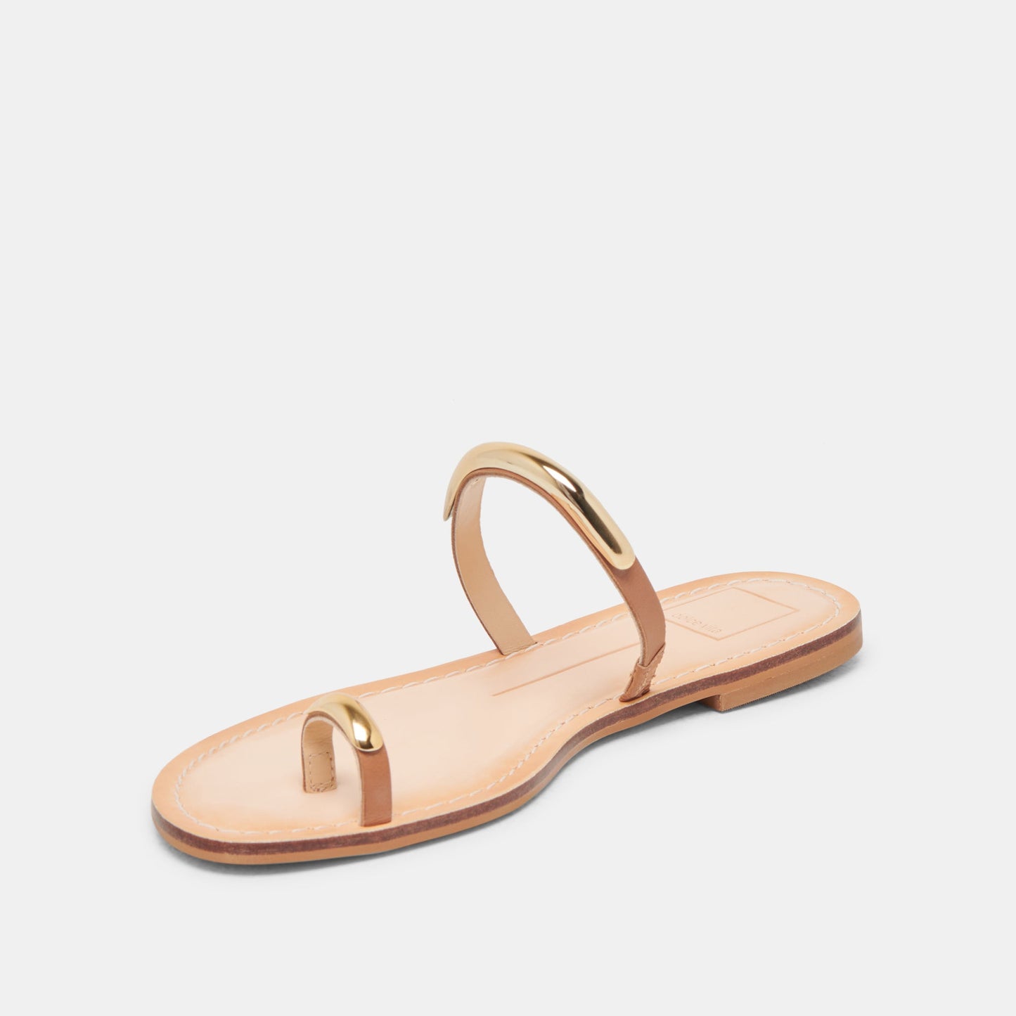 Dolce Vita WINK WIDE SANDALS SADDLE LEATHER
