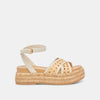 CREME WOVEN RAFFIA