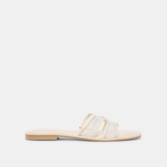 Dolce Vita Flori Off White Mesh Sandals