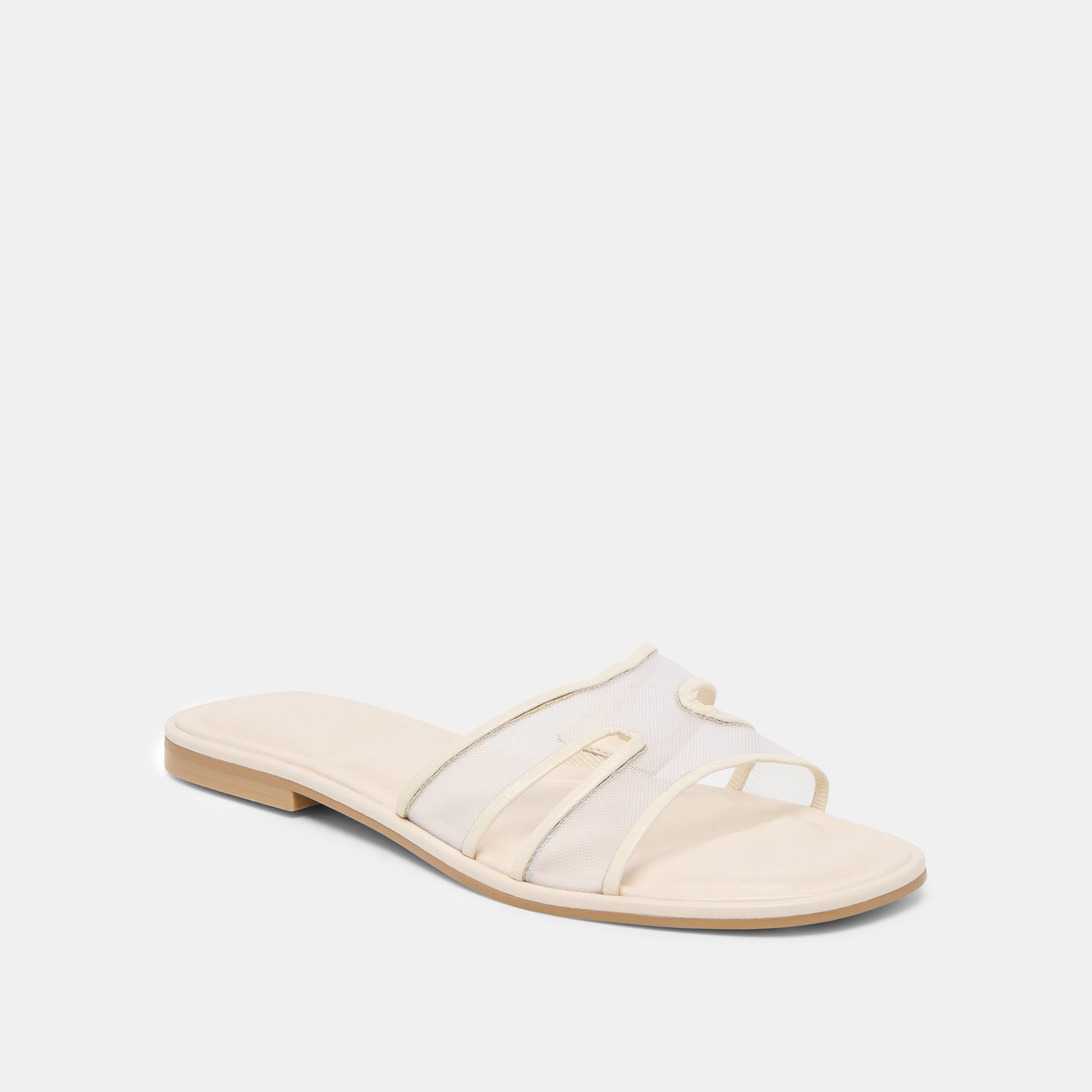 Dolce Vita Flori Off White Mesh Sandals