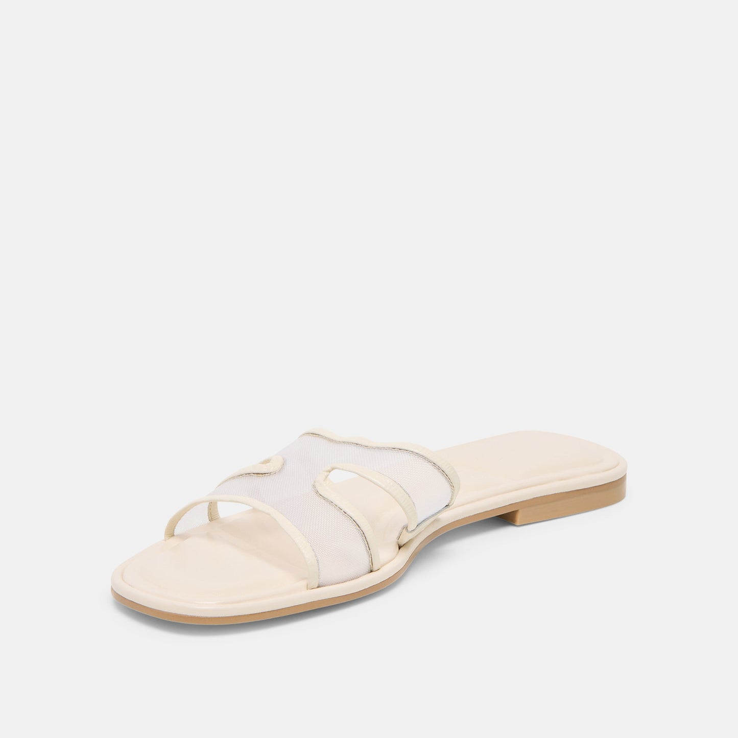 Dolce Vita Flori Off White Mesh Sandals