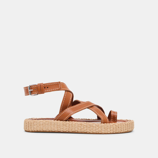 Dolce Vita ROXIE SANDALS BROWN LEATHER