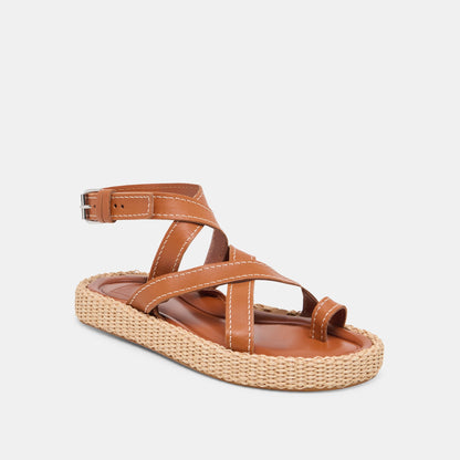 Dolce Vita ROXIE SANDALS BROWN LEATHER