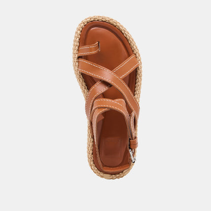 Dolce Vita ROXIE SANDALS BROWN LEATHER