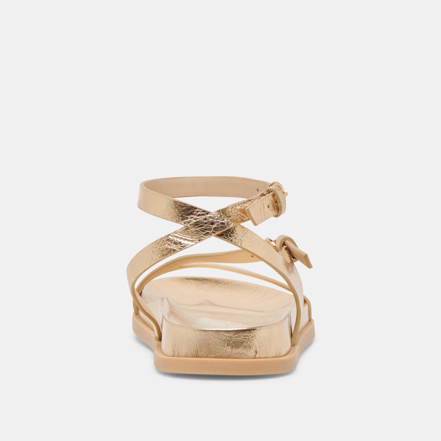 Dolce Vita DARLIS SANDALS GOLD DISTRESSED LEATHER
