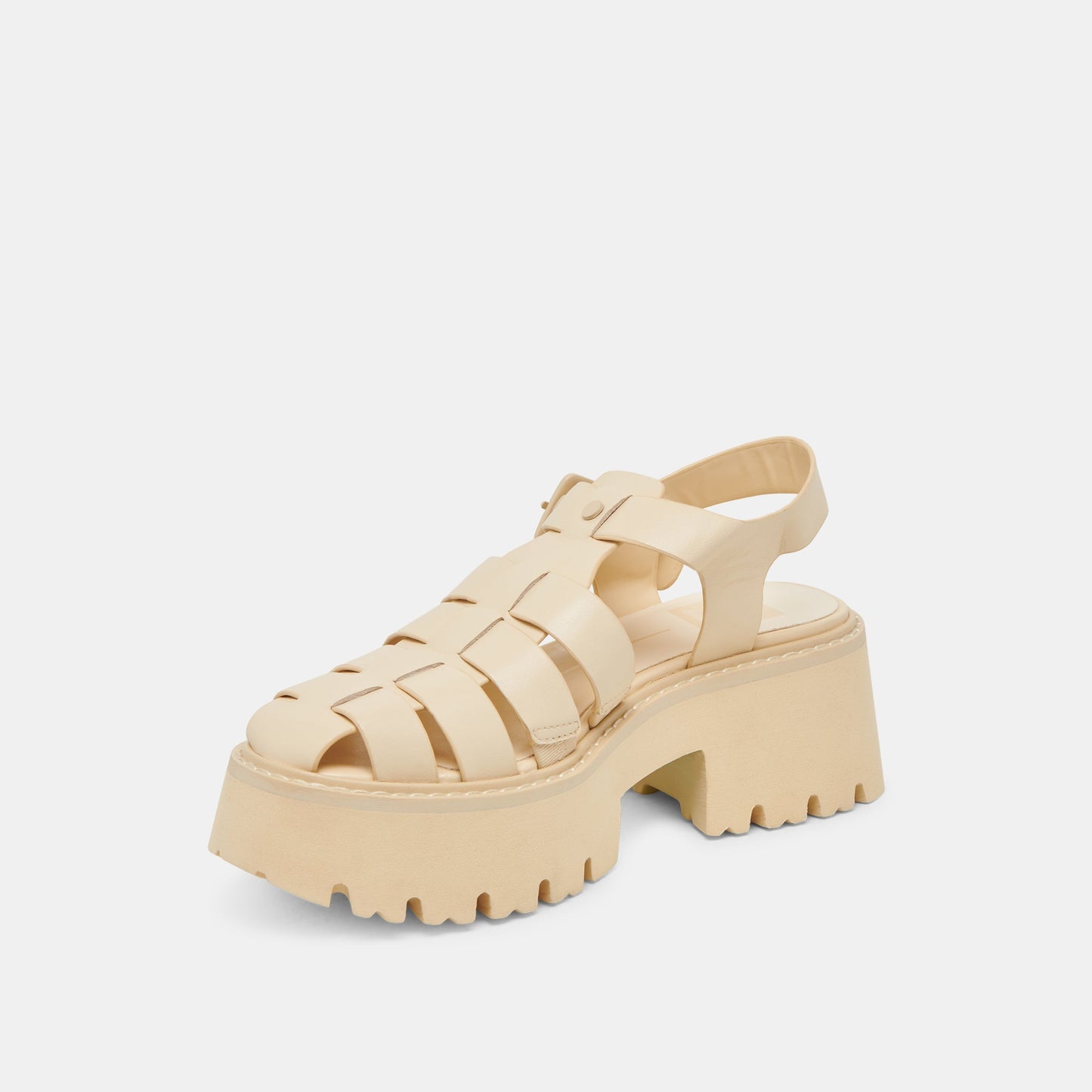 Dolce Vita LASLY TONAL SANDALS LIGHT YELLOW LEATHER