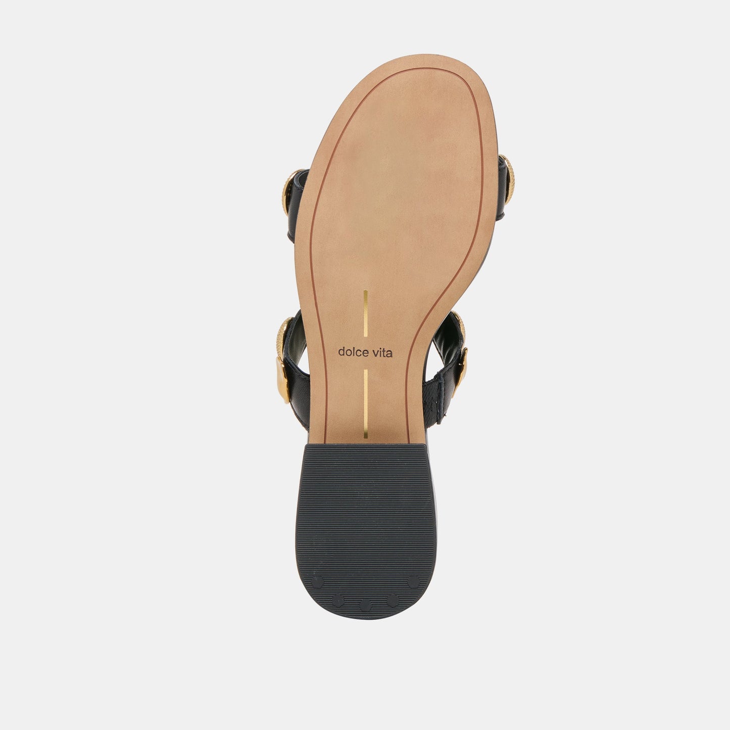 Dolce Vita Farrow Black Leather Sandals