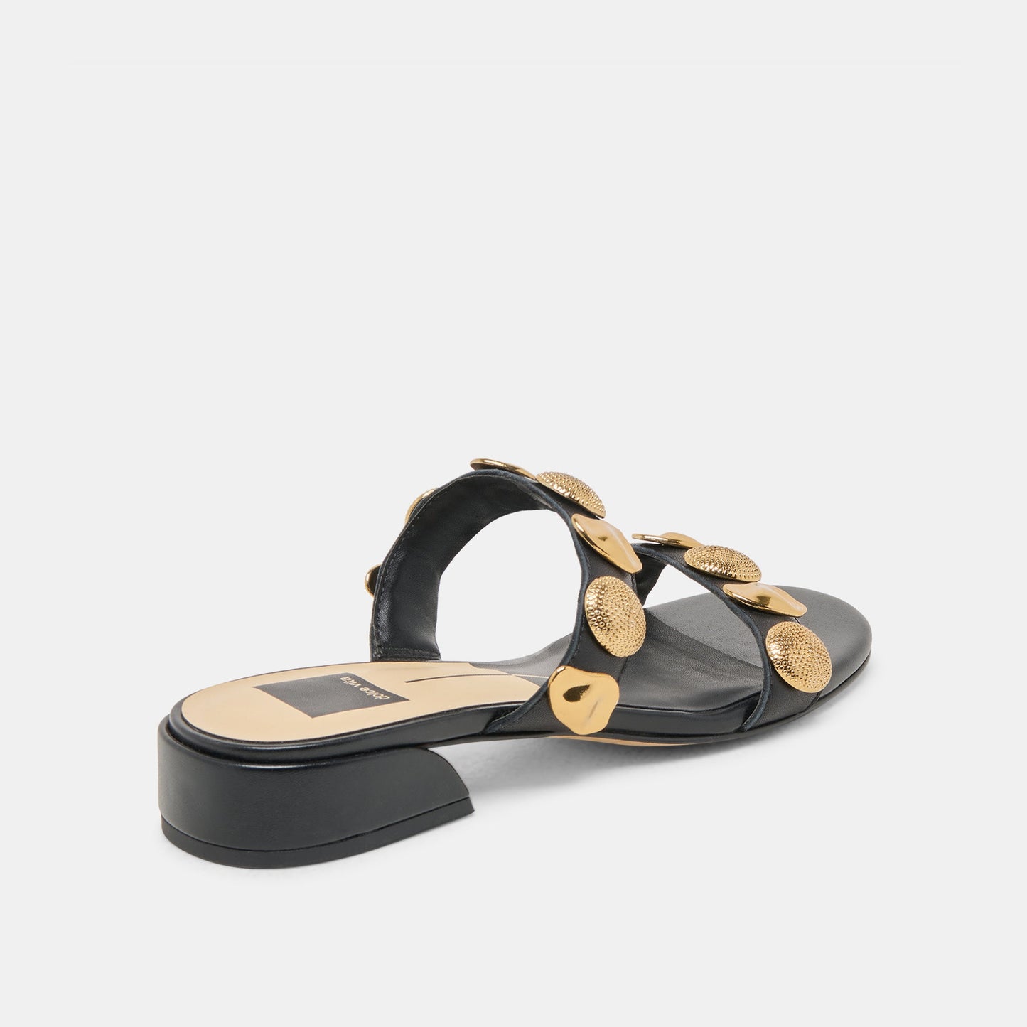 Dolce Vita Farrow Black Leather Sandals