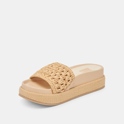 Dolce Vita SIDONA SANDALS LT NATURAL RAFFIA