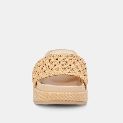 Dolce Vita SIDONA SANDALS LT NATURAL RAFFIA