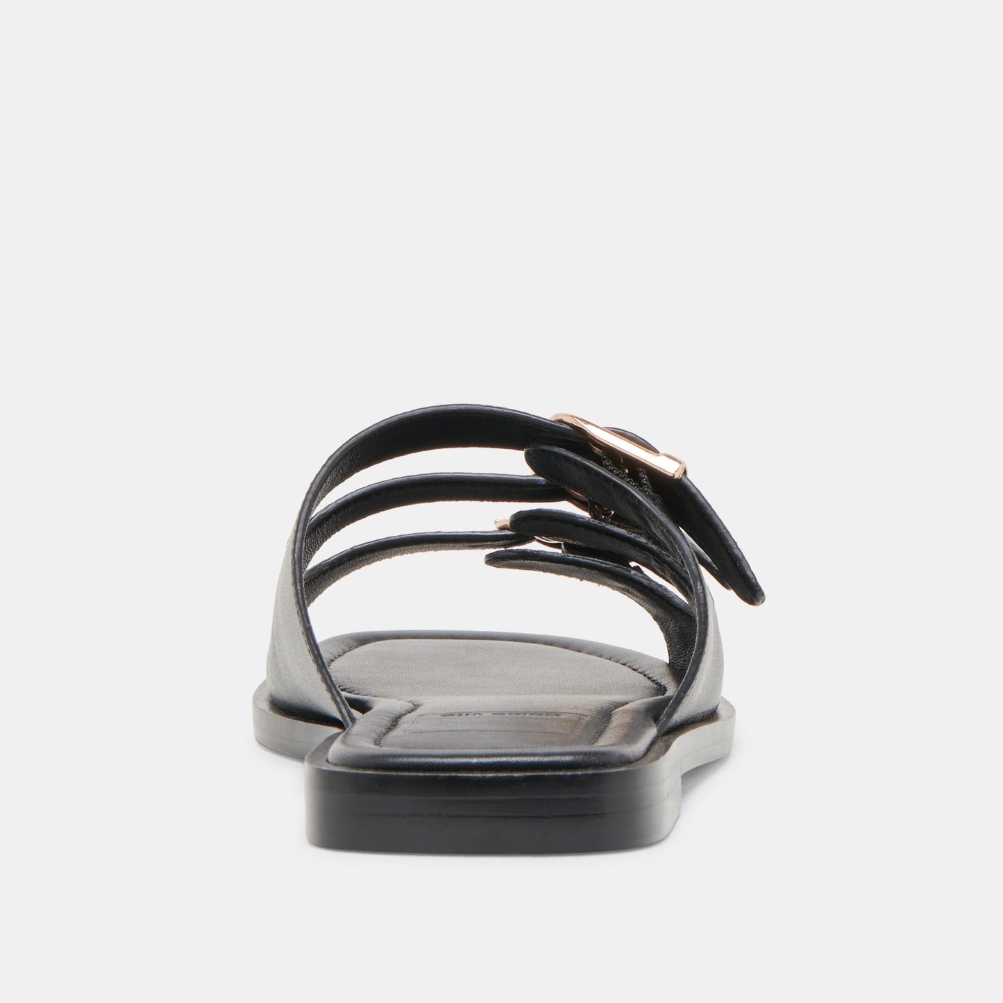 Dolce Vita Fin Black Leather Sandals