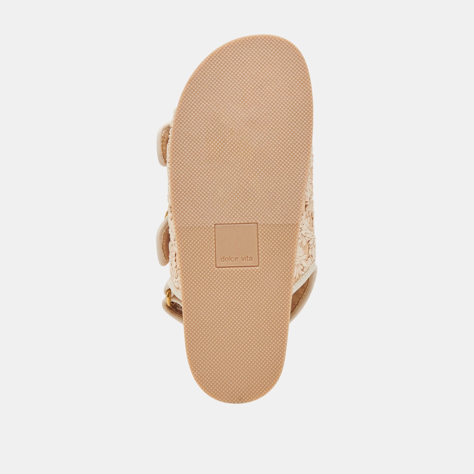 Dolce Vita STARLA SANDALS CREME FLORAL RAFFIA