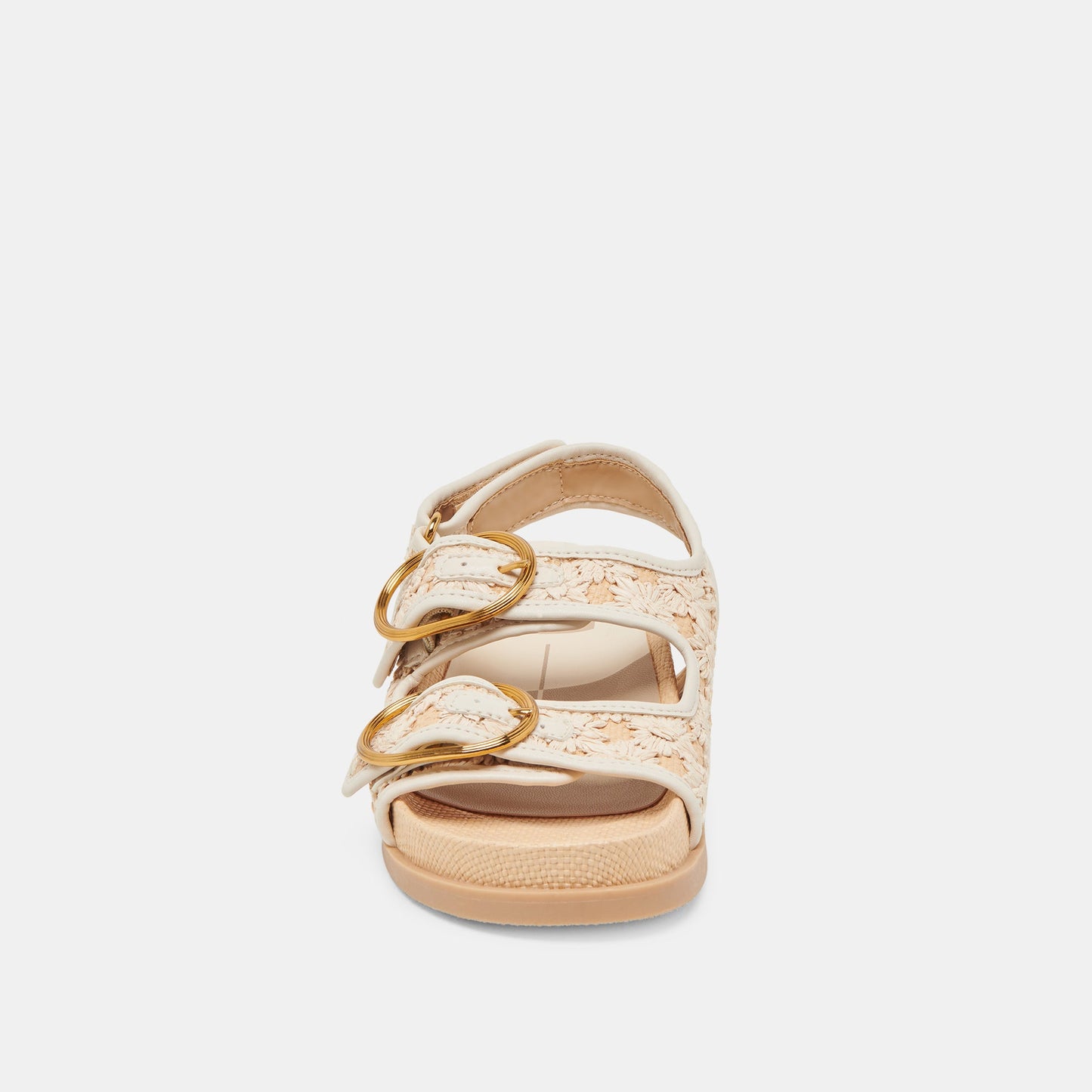 Dolce Vita STARLA SANDALS CREME FLORAL RAFFIA